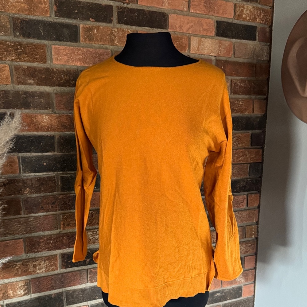 Michael Kors Vibrant Golden Orange Knitwear